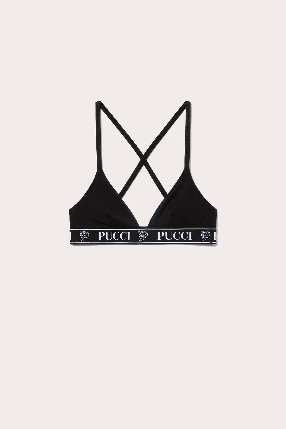 Pucci 3 Pack Reggiseno A Triangolo Con Logo Jacquard