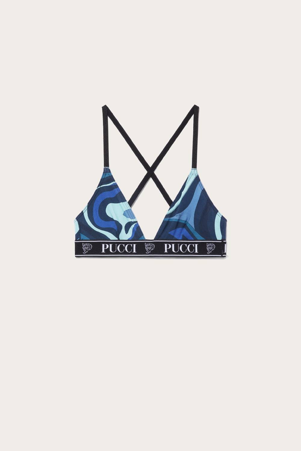 Pucci 3 Pack Reggiseno A Triangolo Con Logo Jacquard