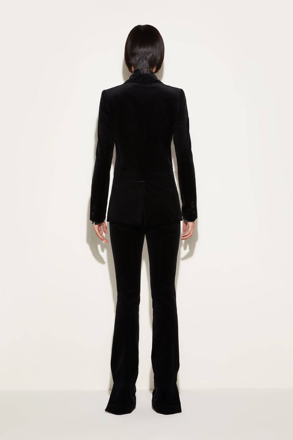 Pucci Blazer Monopetto In Velluto Con Finiture Iride