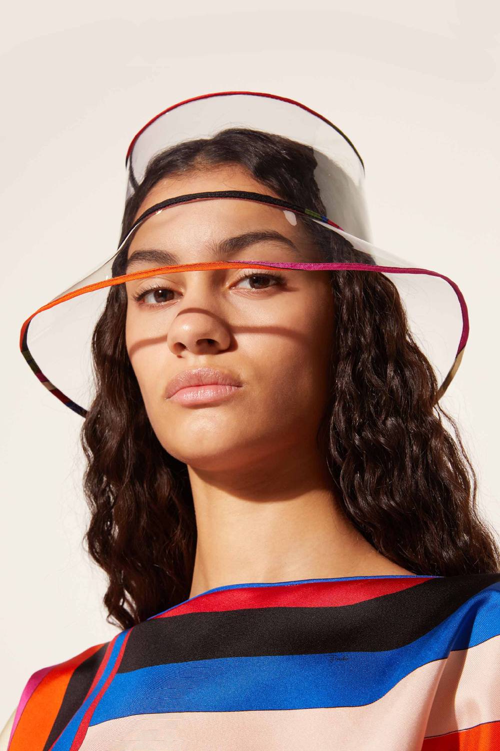 Pucci Cappello Da Pescatore Trasparente Con Finiture Iride