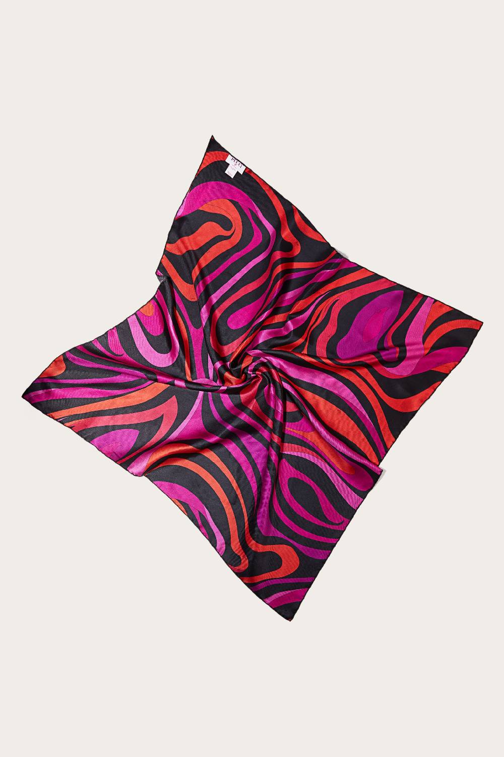 Pucci Carré Grande In Seta Con Stampe Giardino E Marmo