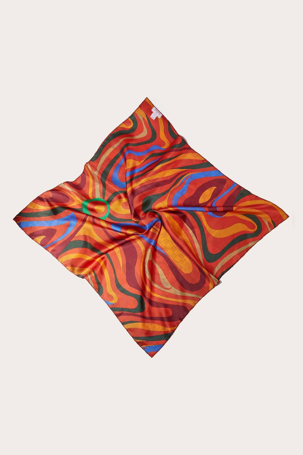 Pucci Carré Grande In Seta Con Stampe Giardino E Marmo