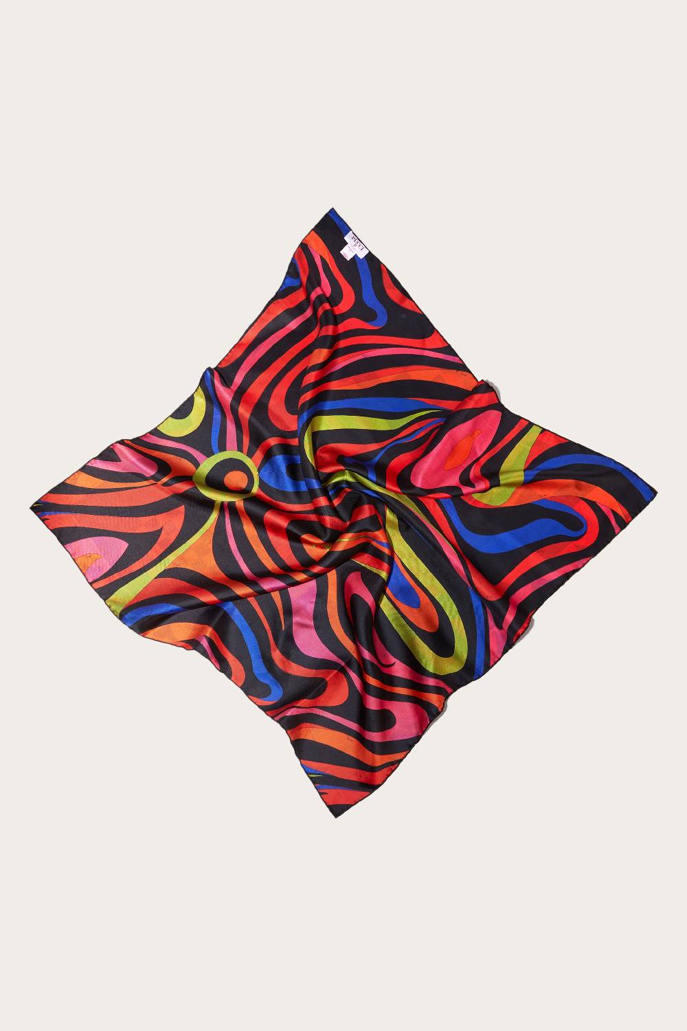 Pucci Carré Grande In Seta Con Stampe Giardino E Marmo