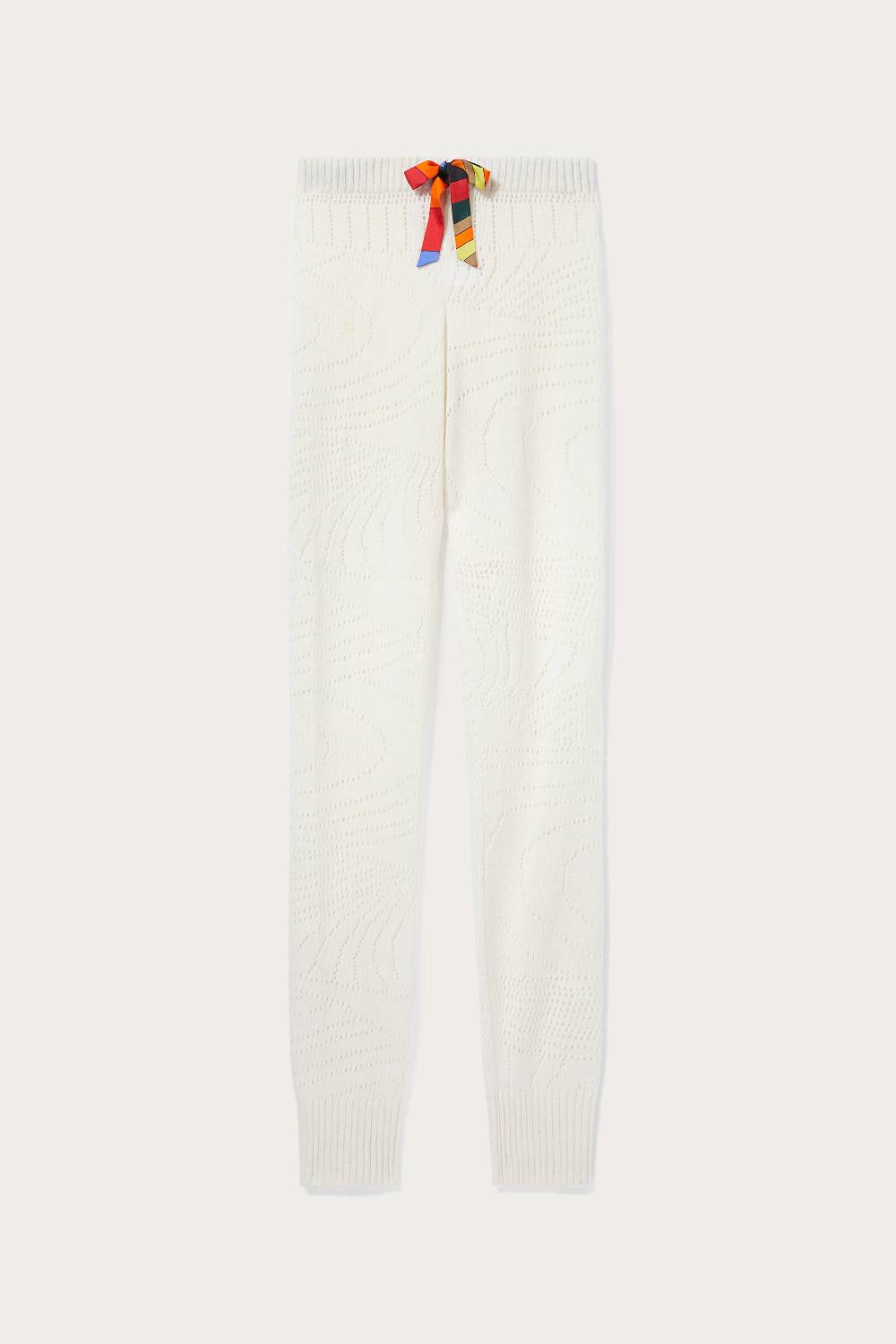 Pucci Pantaloni in cashmere con lavorazione pointelle