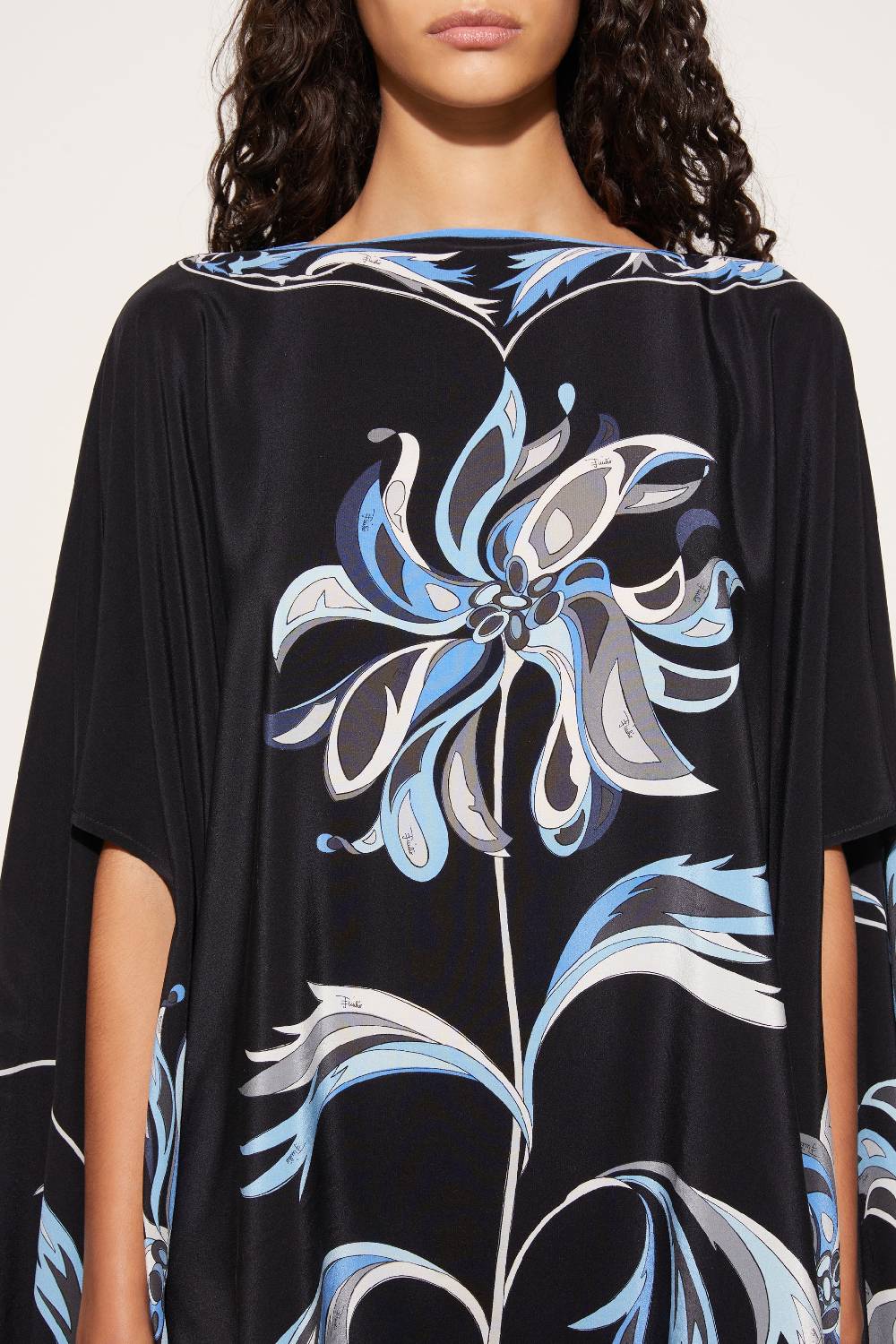 Pucci Abito A Mantella Con Stampa Dalia