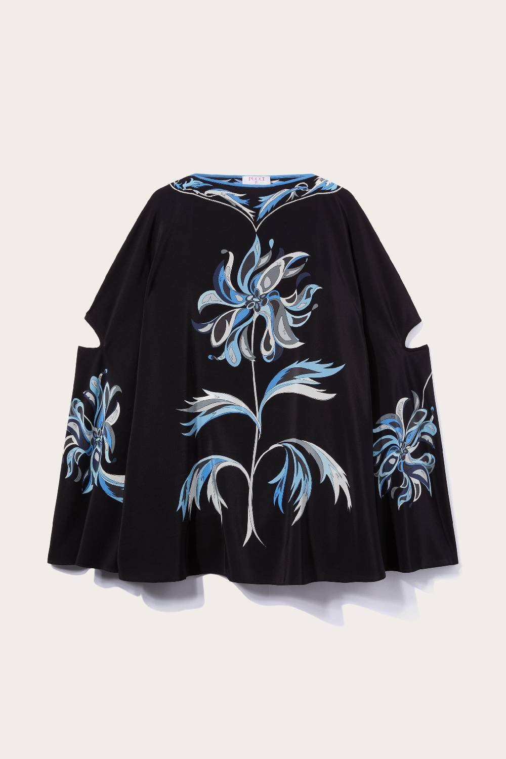 Pucci Abito a mantella con stampa Dalia