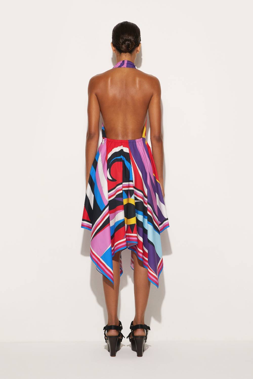 Pucci Abito Con Stampa Cigni