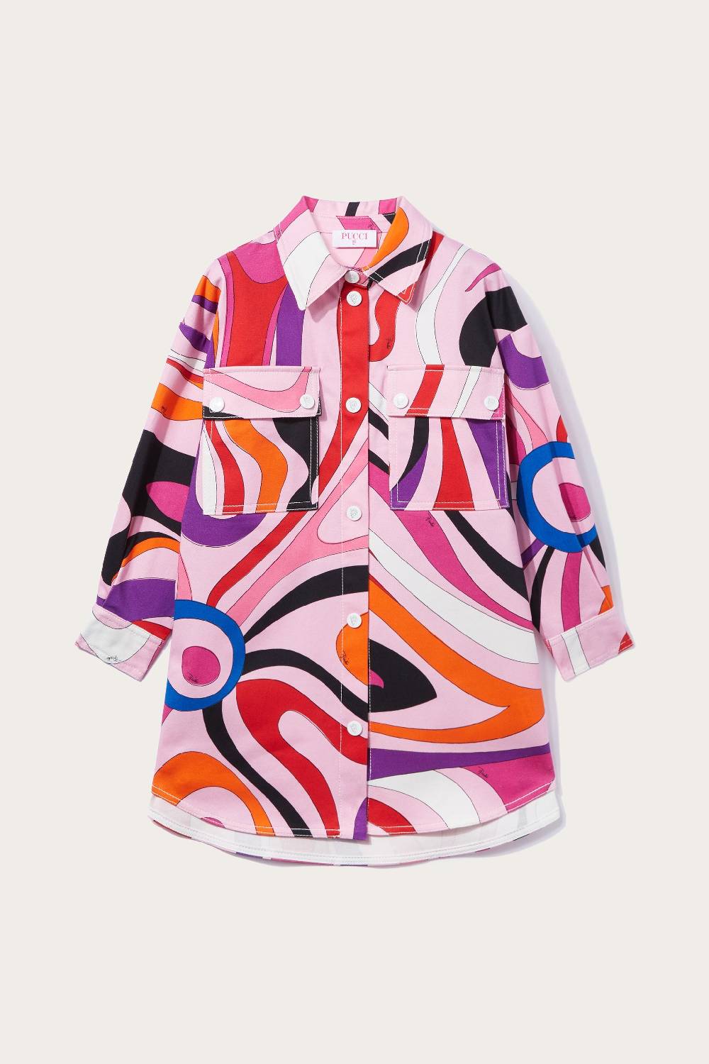 Pucci Abito con stampa Marmo