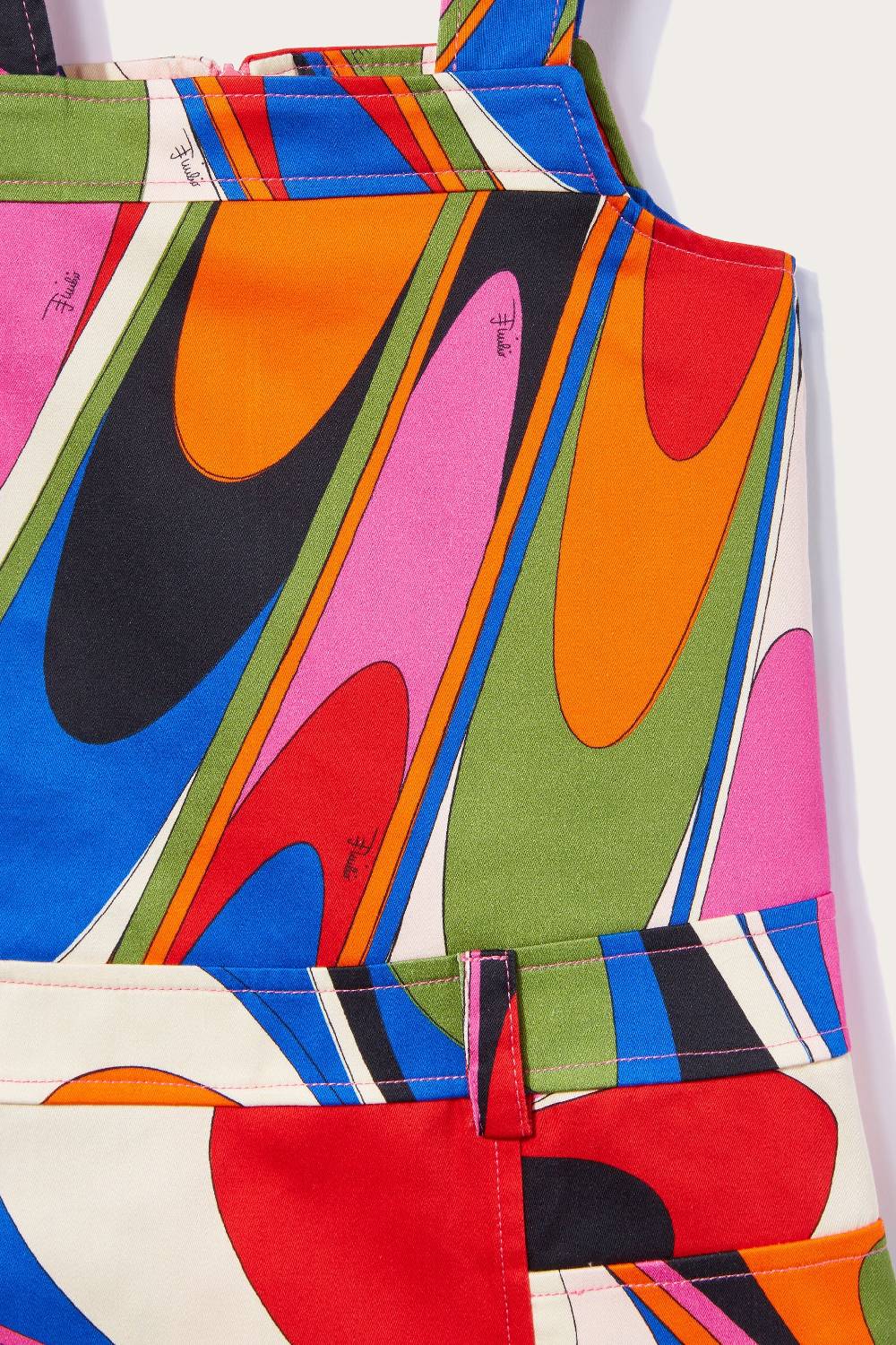 Pucci Abito Con Stampa Onde