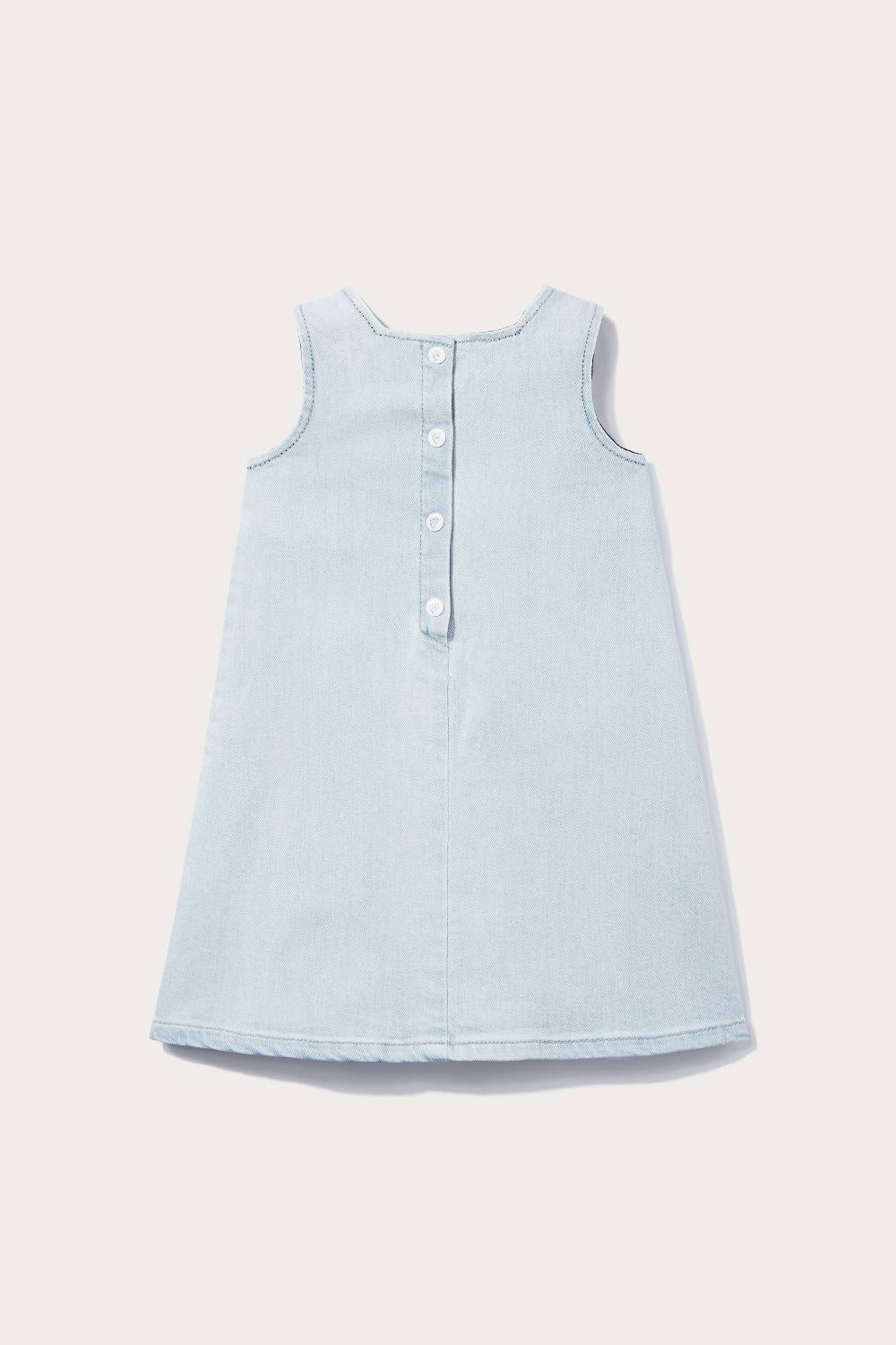 Pucci Abito In Denim Con Inserti Marmo