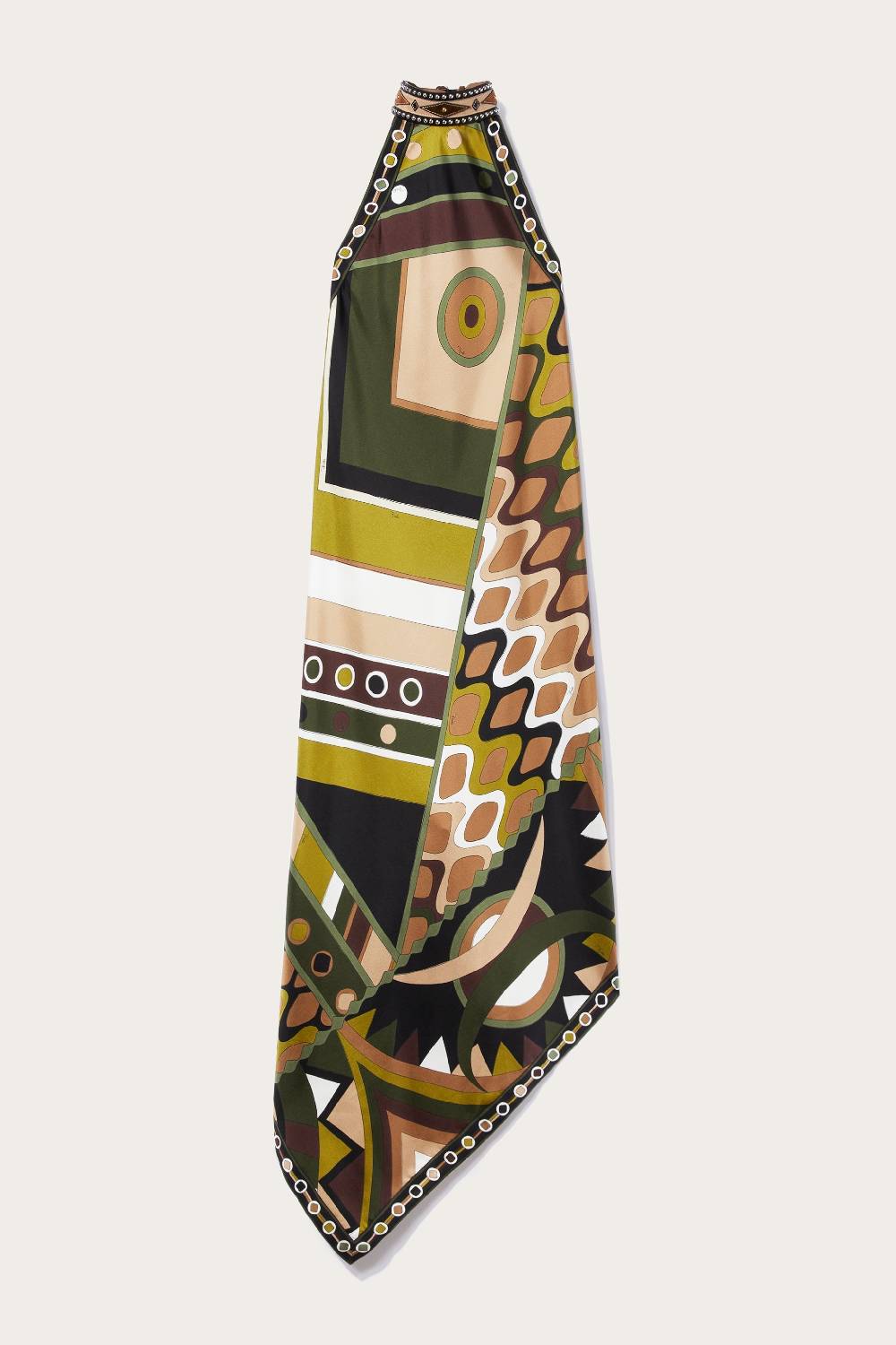 Pucci Abito in seta con stampa Vivara