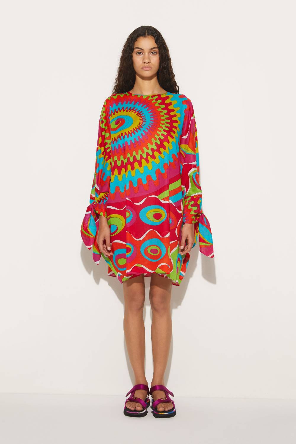 Pucci Abito Kaftano Con Stampa Bersaglio