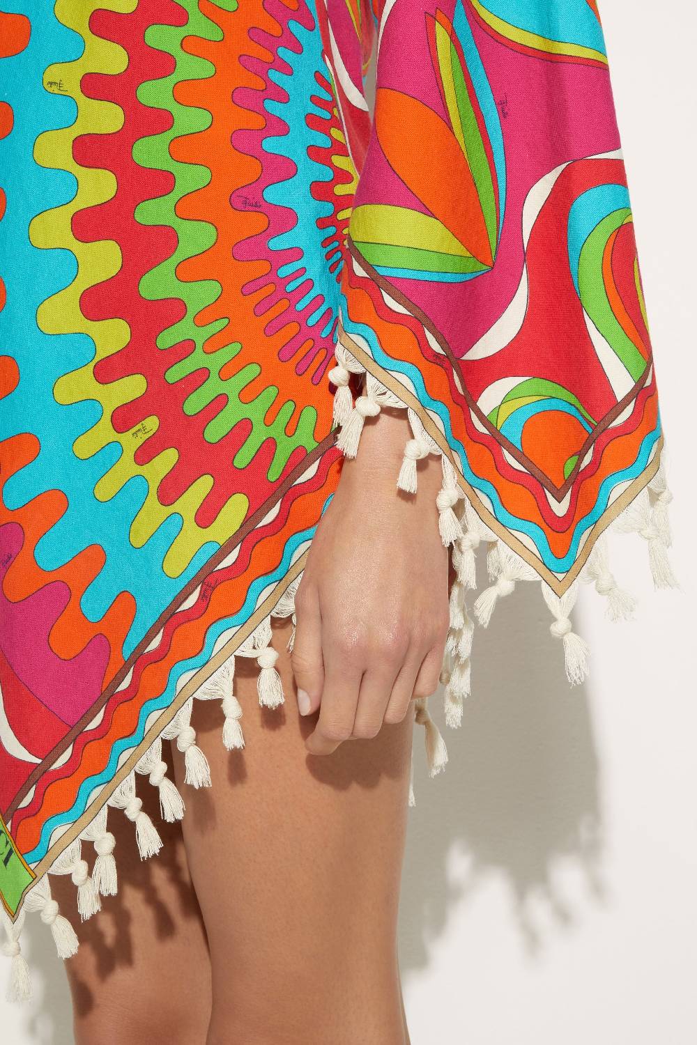 Pucci Abito Kaftano Con Stampa Bersaglio E Nappine