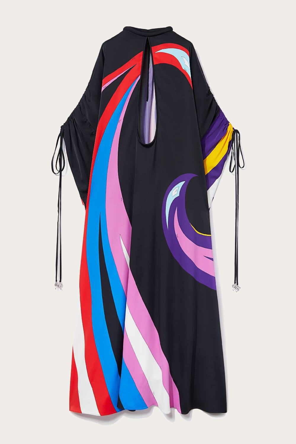 Pucci Abito kaftano con stampa Cigni