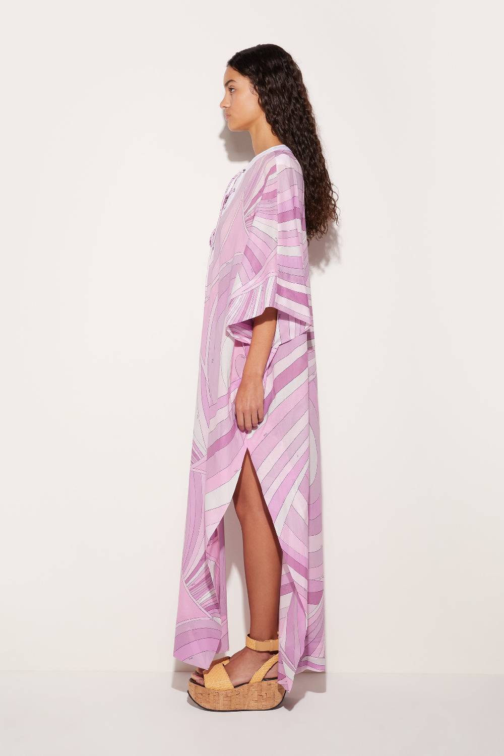 Pucci Abito Kaftano Con Stampa Iride