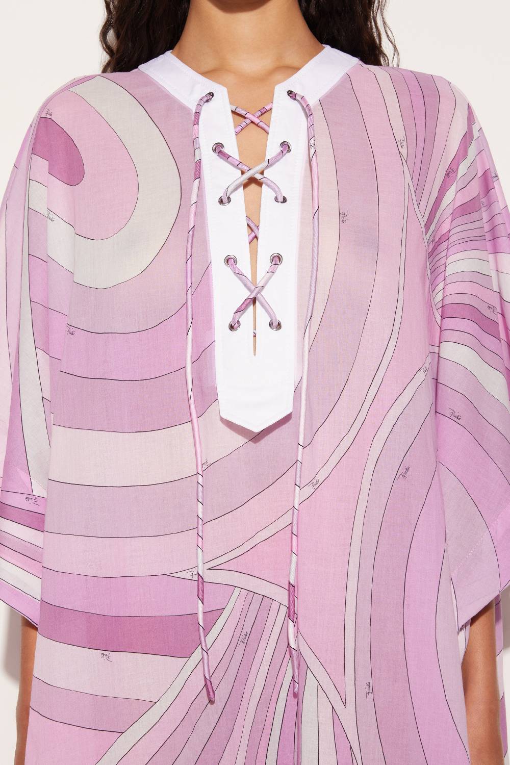 Pucci Abito Kaftano Con Stampa Iride