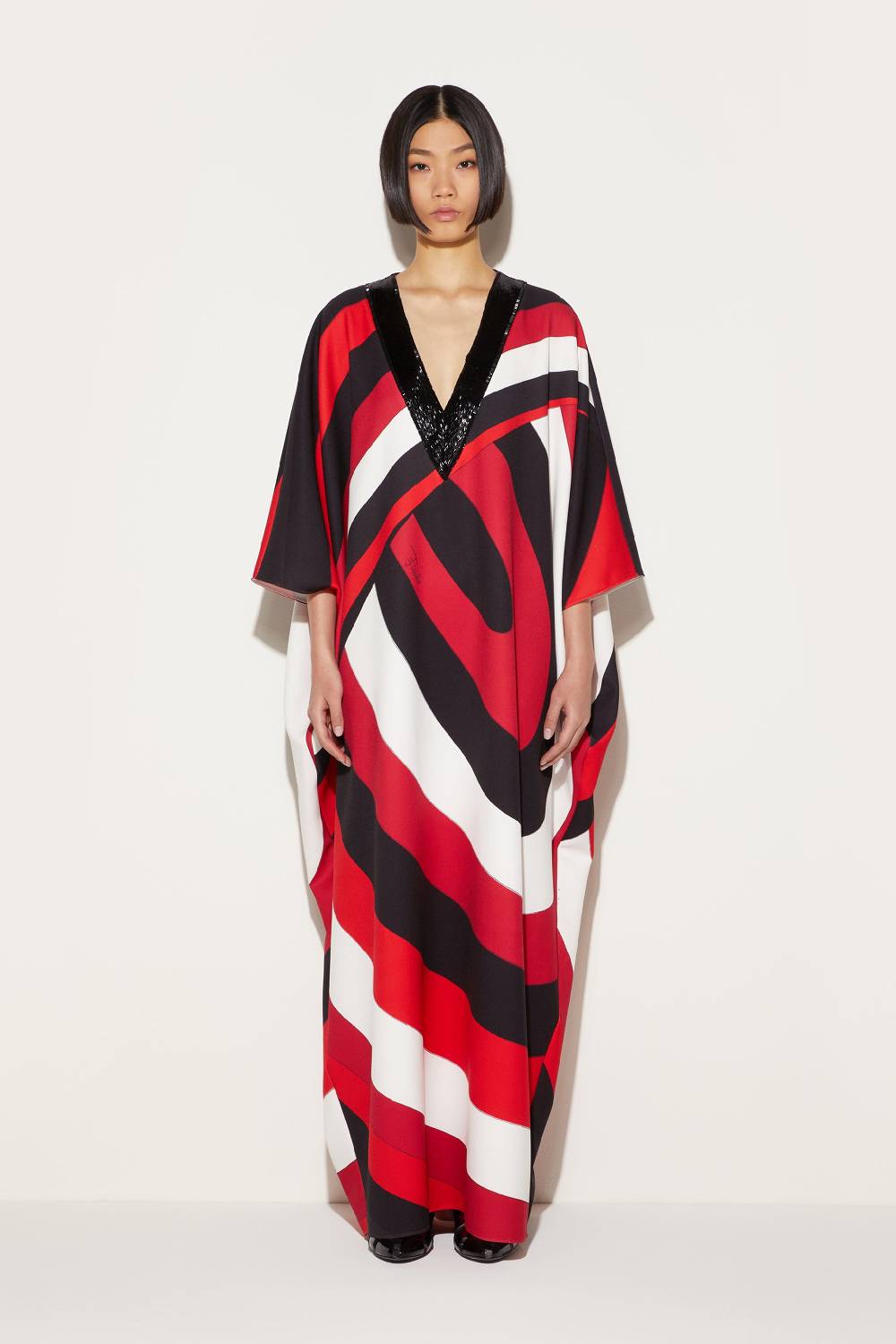 Pucci Abito Kaftano Con Stampa Iride