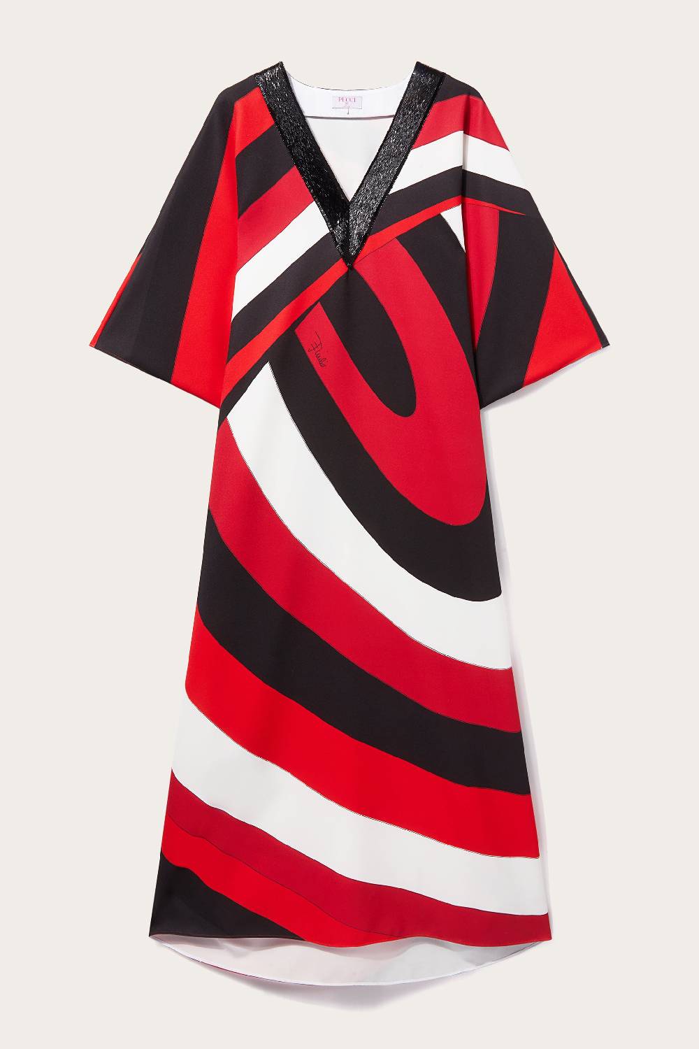 Pucci Abito kaftano con stampa Iride