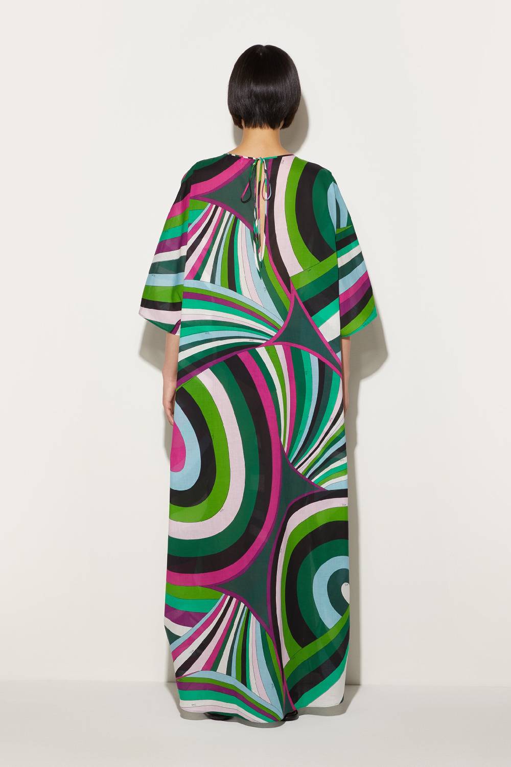 Pucci Abito Kaftano Con Stampa Iride