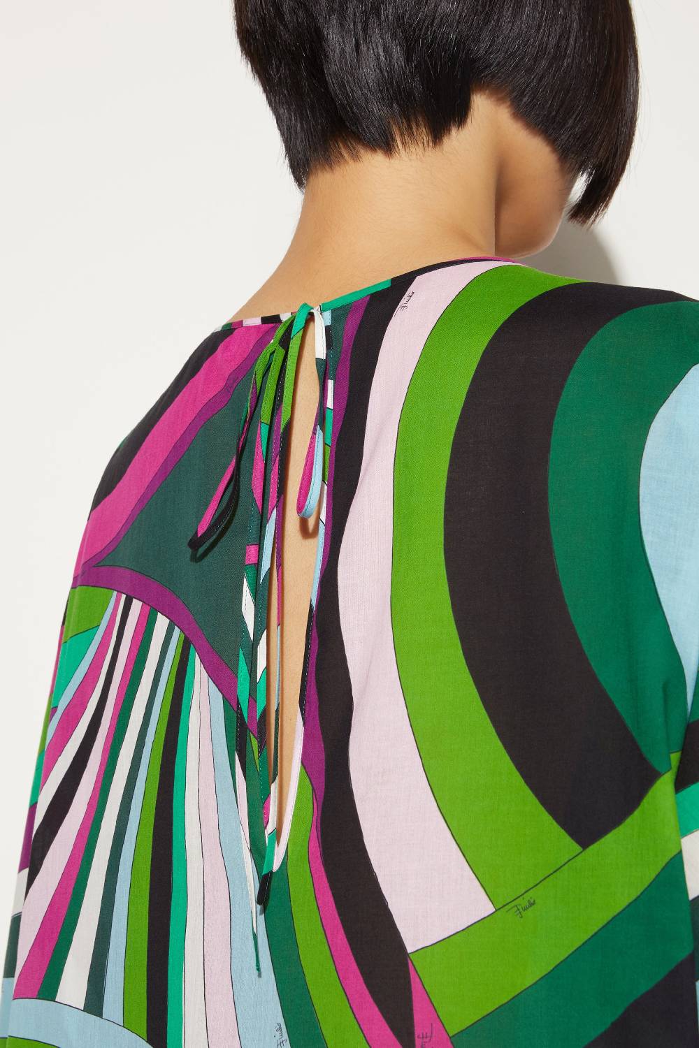 Pucci Abito Kaftano Con Stampa Iride