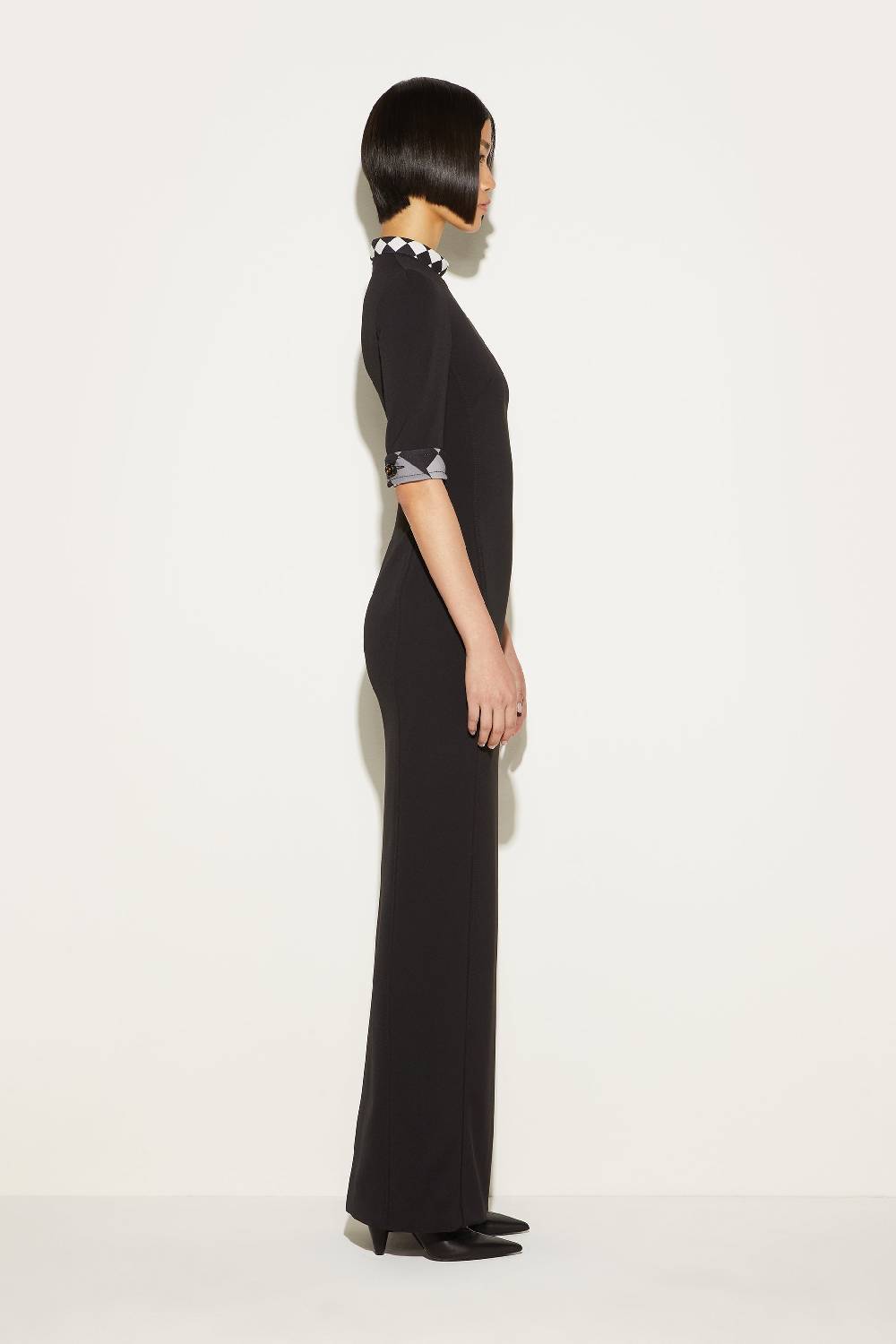 Pucci Abito Lungo Con Colletto Rialzato