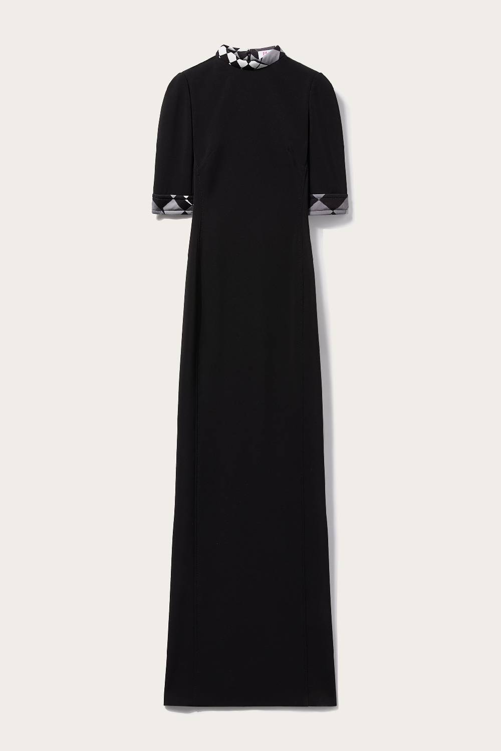 Pucci Abito lungo con colletto rialzato