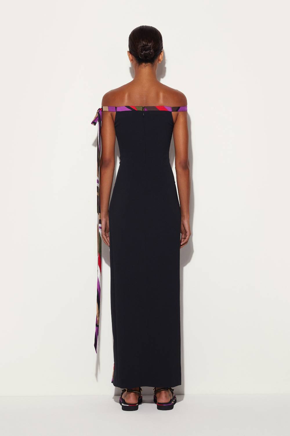 Pucci Abito Lungo Con Finiture Iride