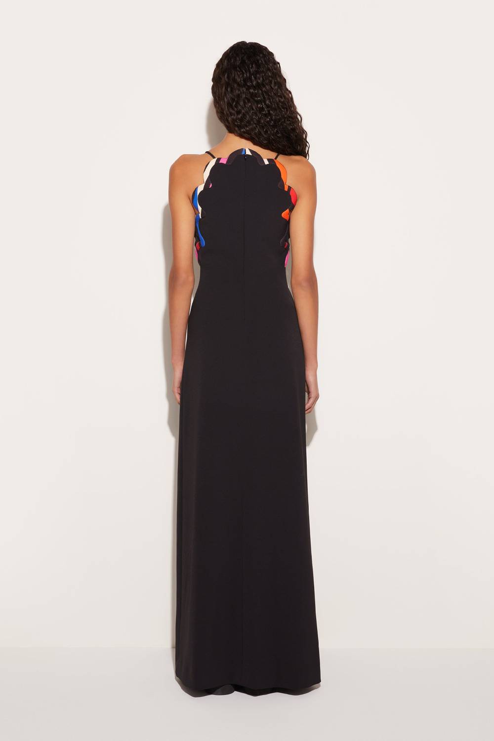 Pucci Abito Lungo Con Finiture Marmo