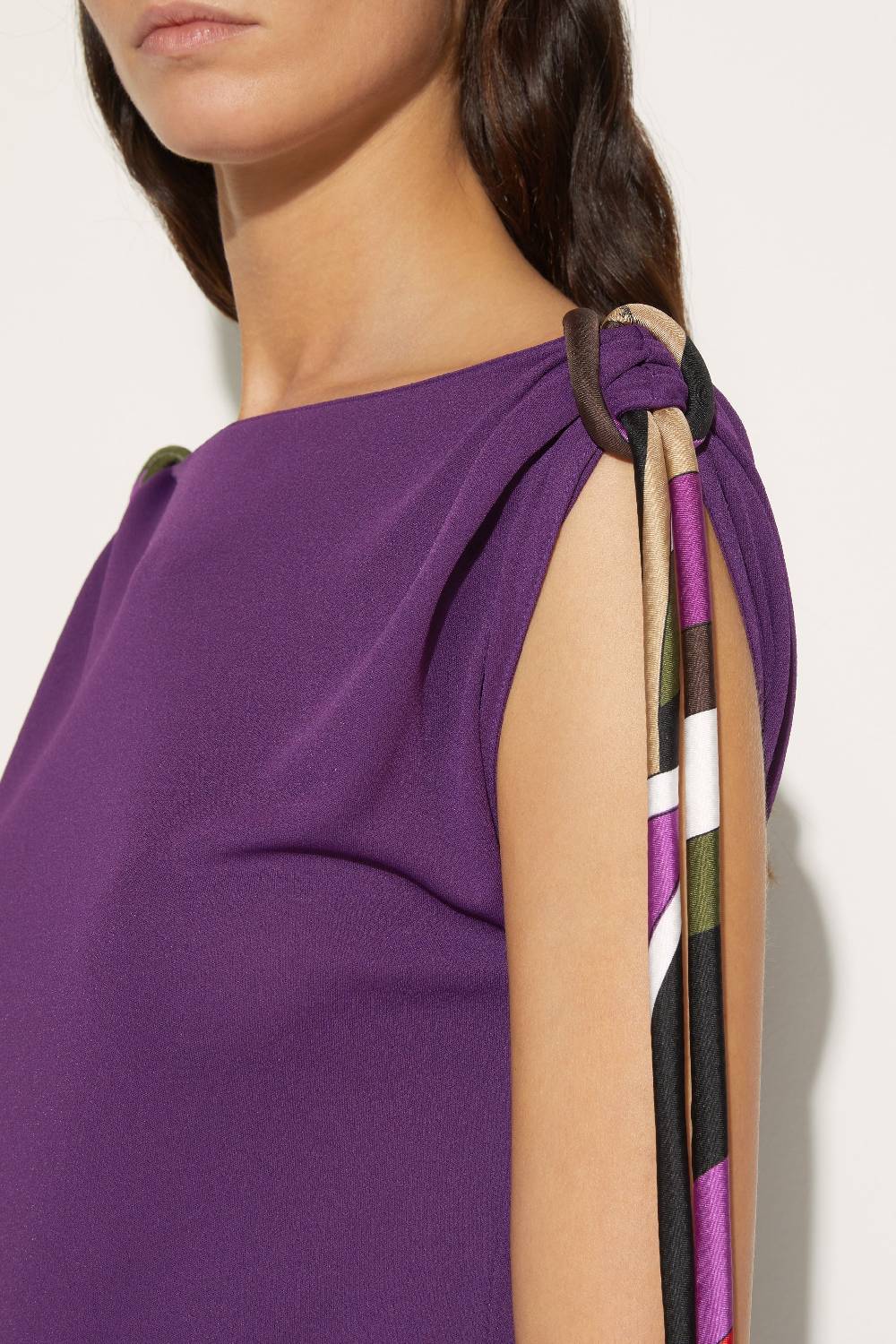 Pucci Abito Lungo Con Inserti Iride