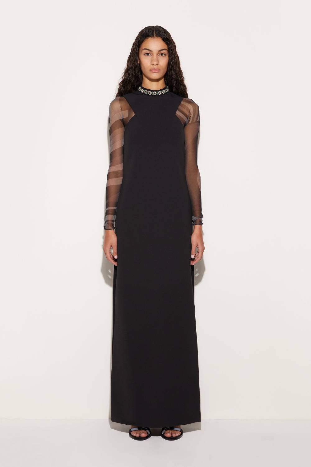 Pucci Abito Lungo Con Inserti Iride