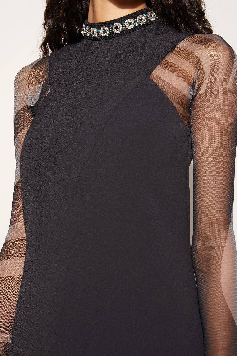 Pucci Abito Lungo Con Inserti Iride