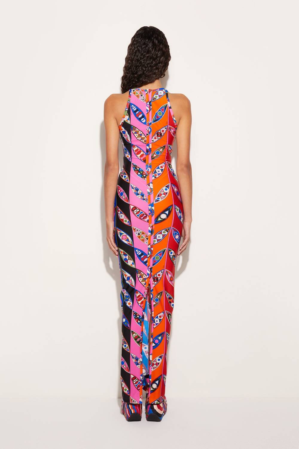 Pucci Abito Lungo Con Stampa Girandole