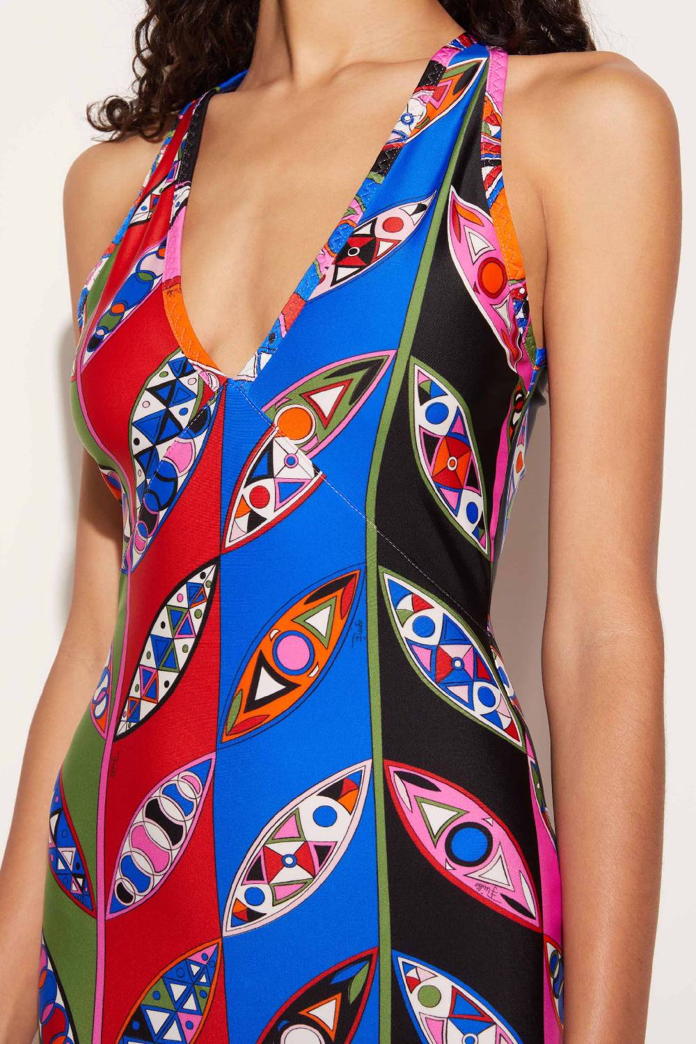 Pucci Abito Lungo Con Stampa Girandole