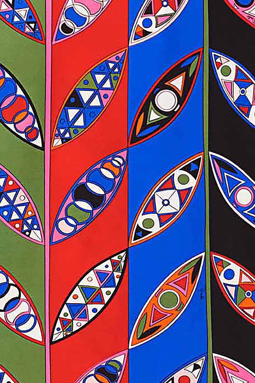 Pucci Abito Lungo Con Stampa Girandole