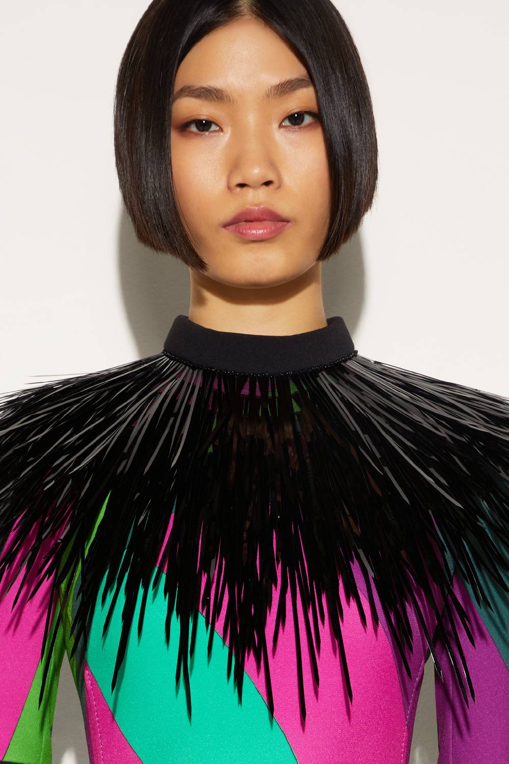 Pucci Abito Lungo Con Stampa Iride