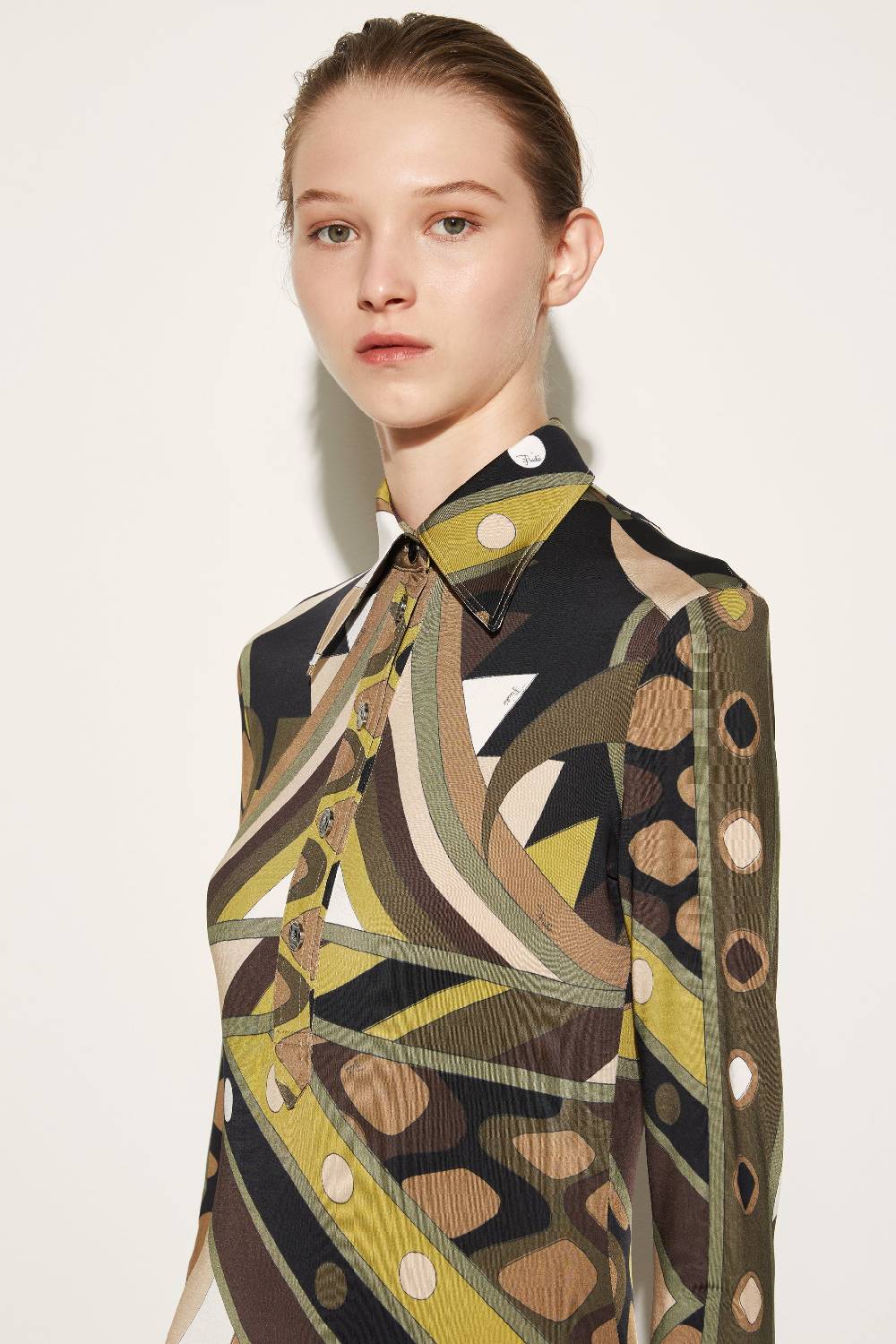 Pucci Abito Lungo Con Stampa Vivara