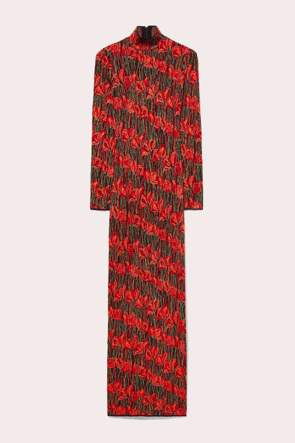 Pucci Abito lungo jacquard con motivo Fior di Loto