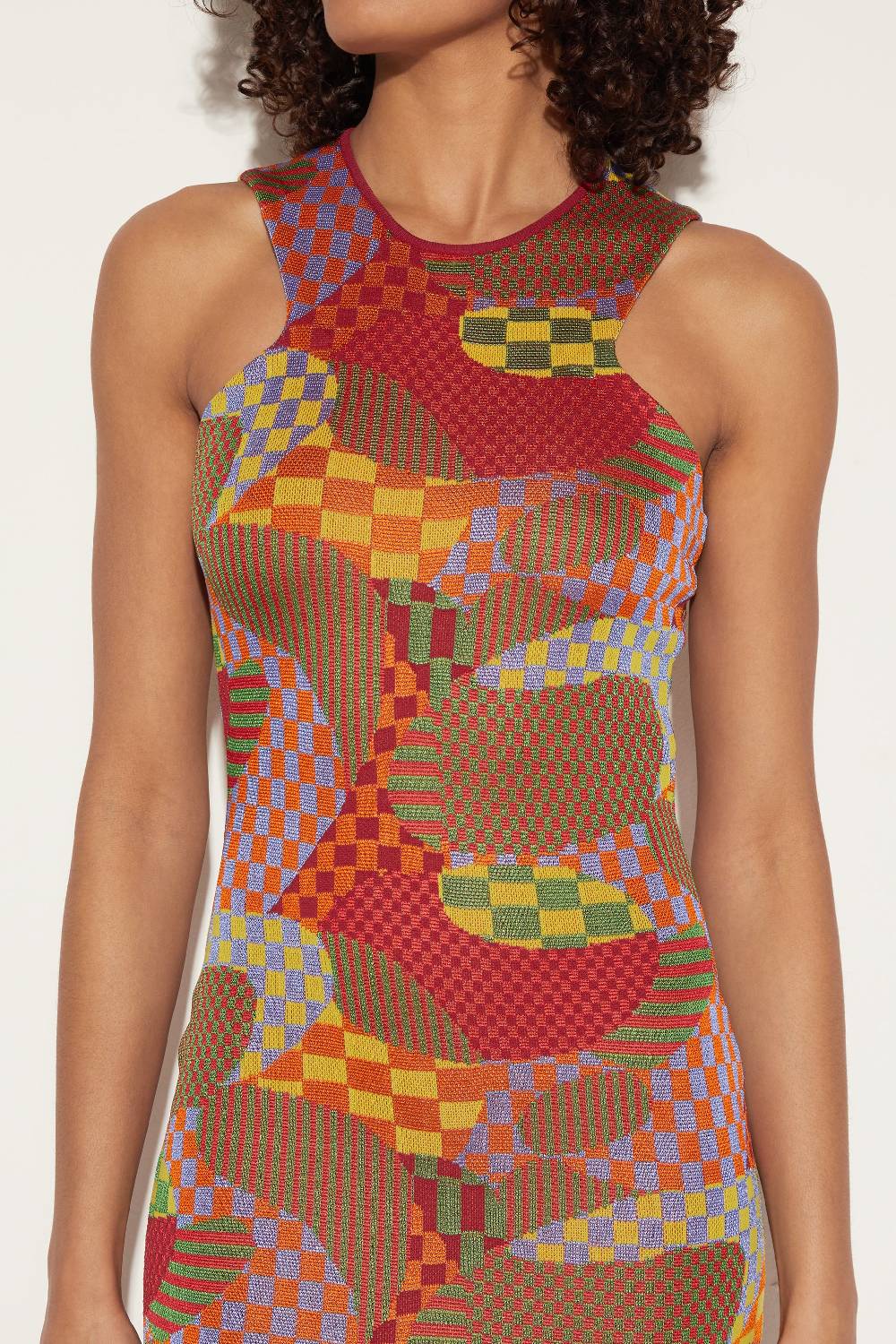 Pucci Abito Lungo Jacquard Con Motivo Giardino