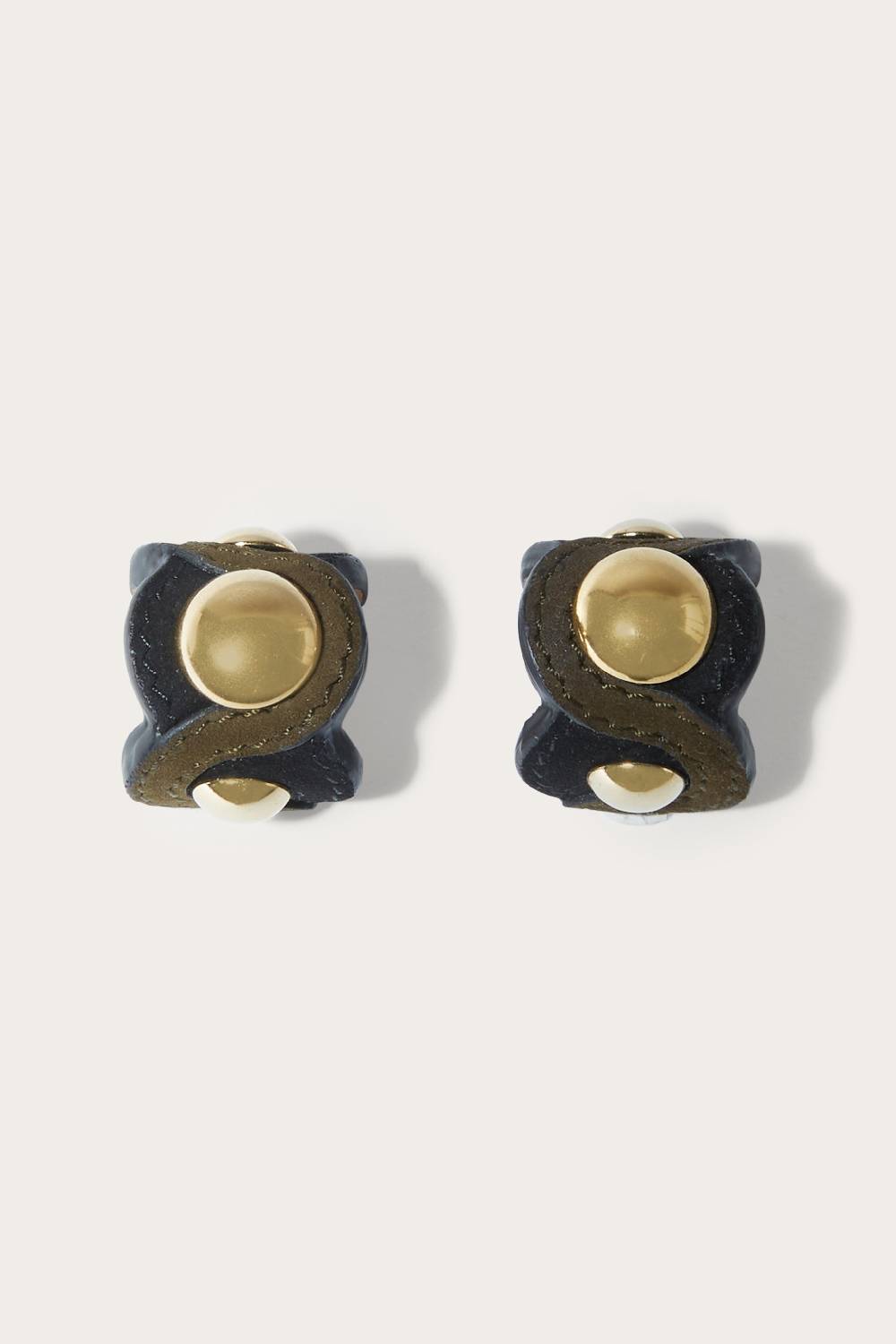 Pucci Anello Onde chunky in pelle scamosciata