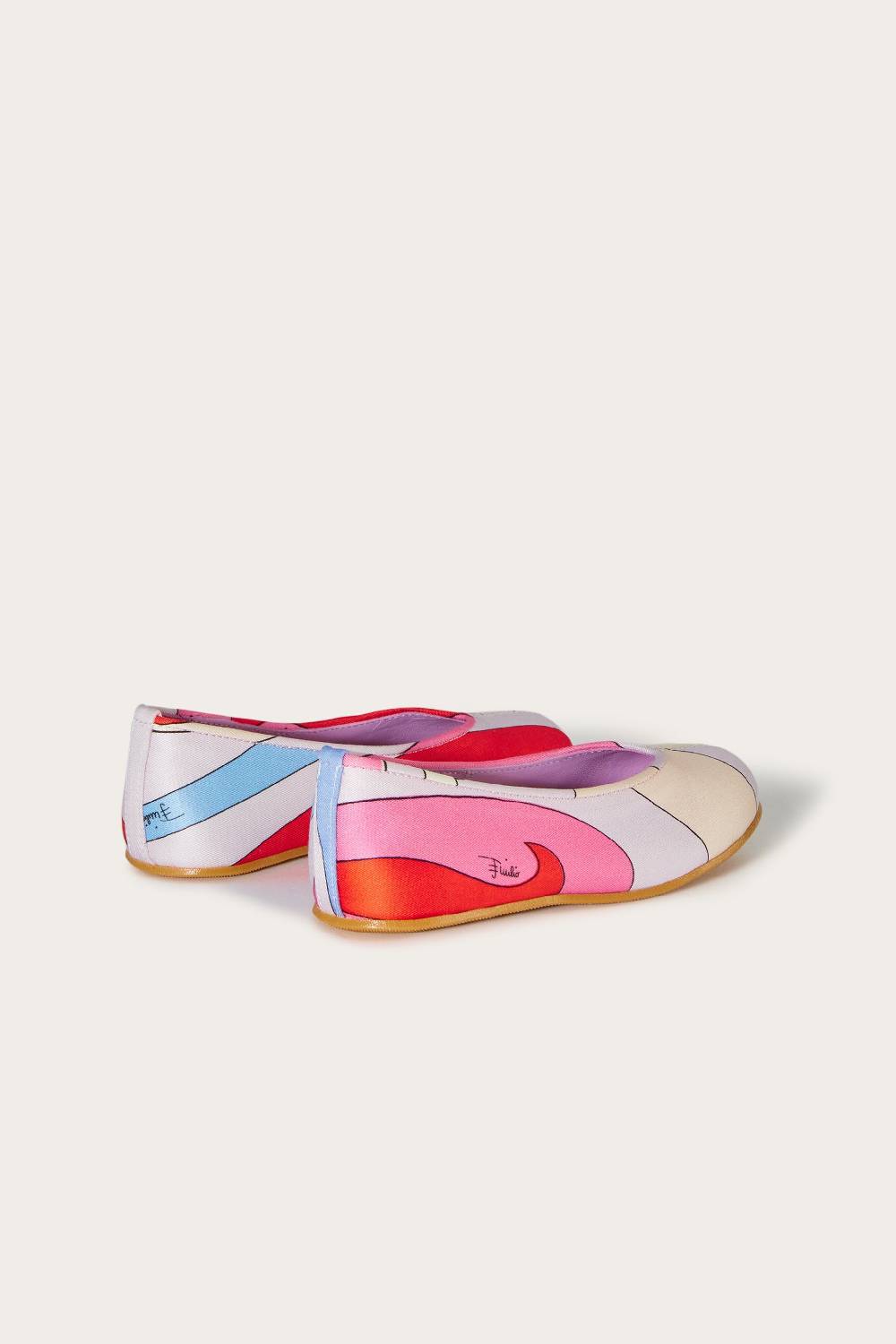Pucci Ballerine Con Stampa Marmo