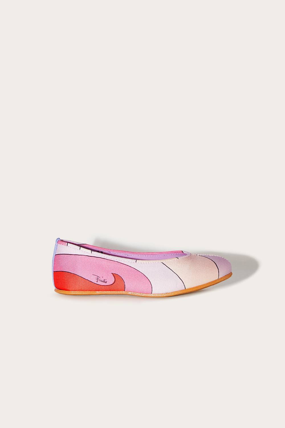 Pucci Ballerine con stampa Marmo