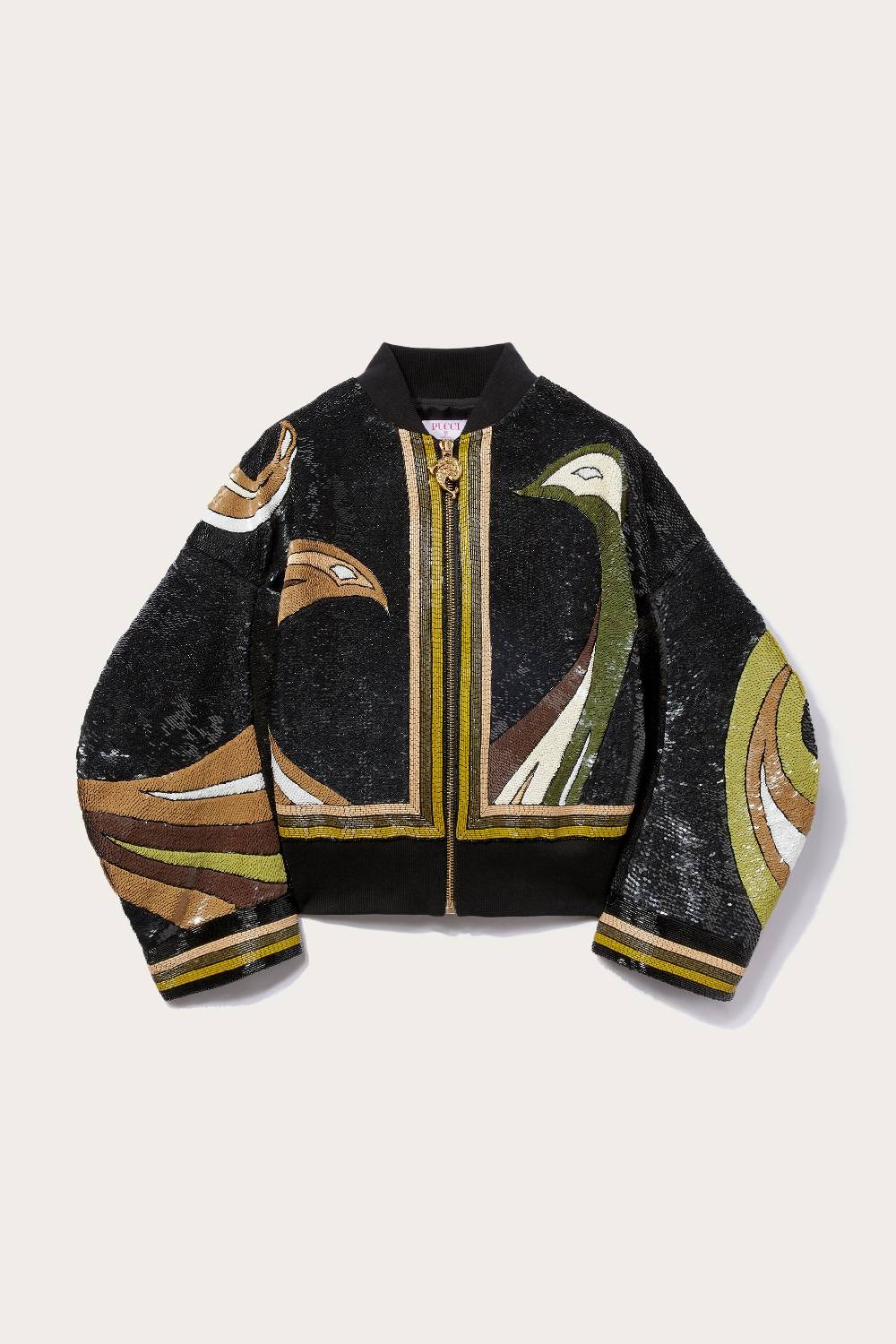 Pucci Bomber con motivo Cigni