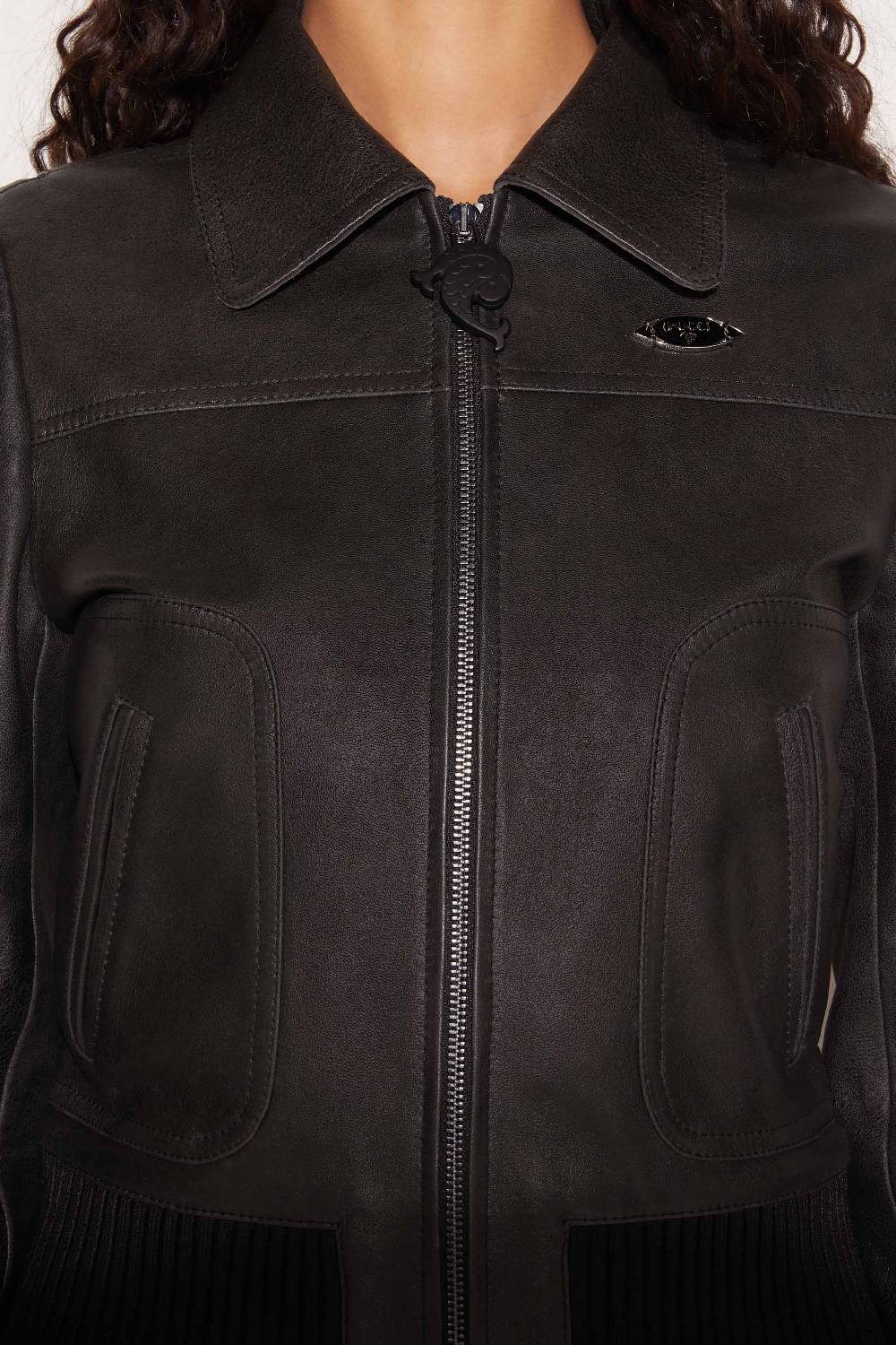 Pucci Bomber In Pelle