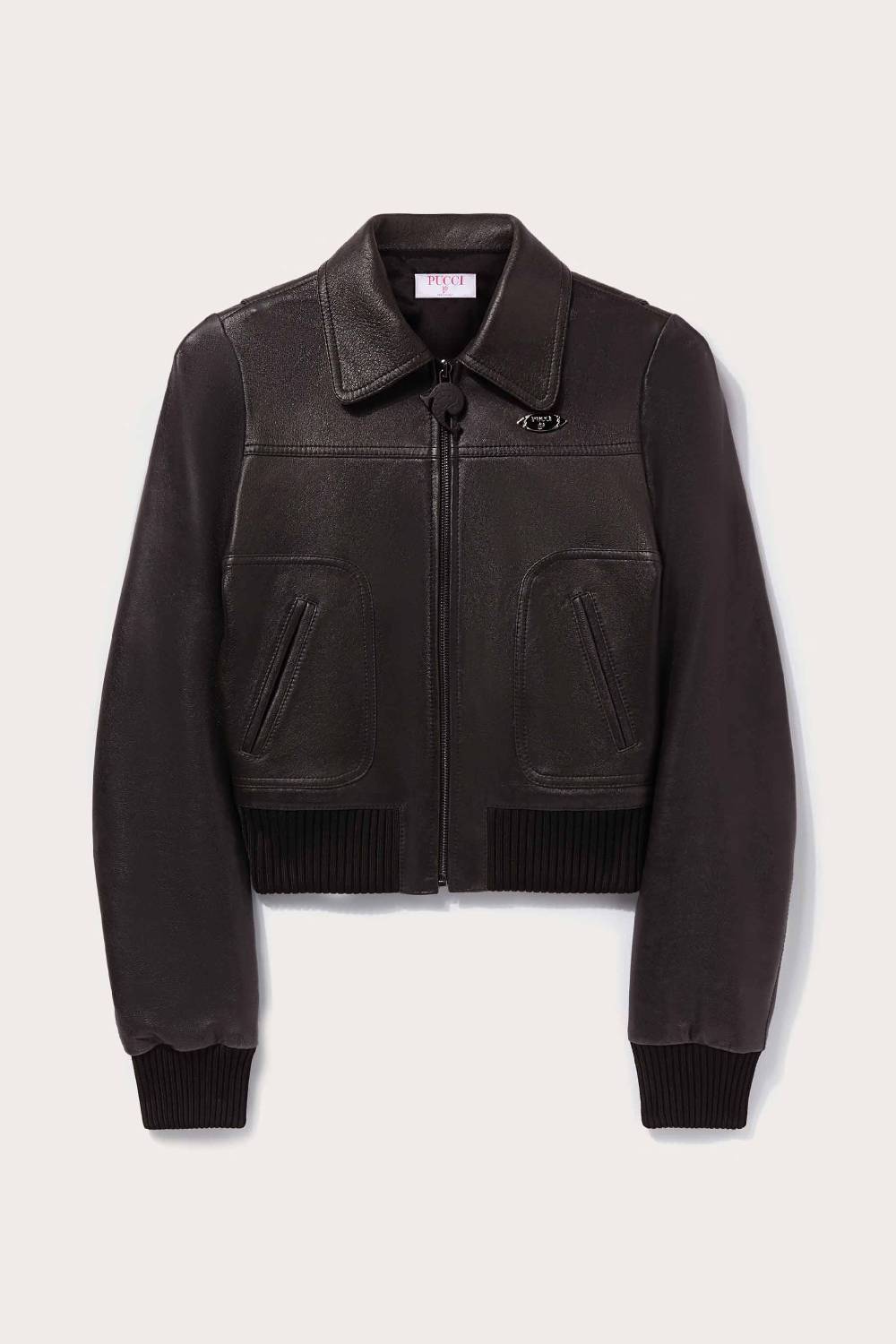 Pucci Bomber in pelle