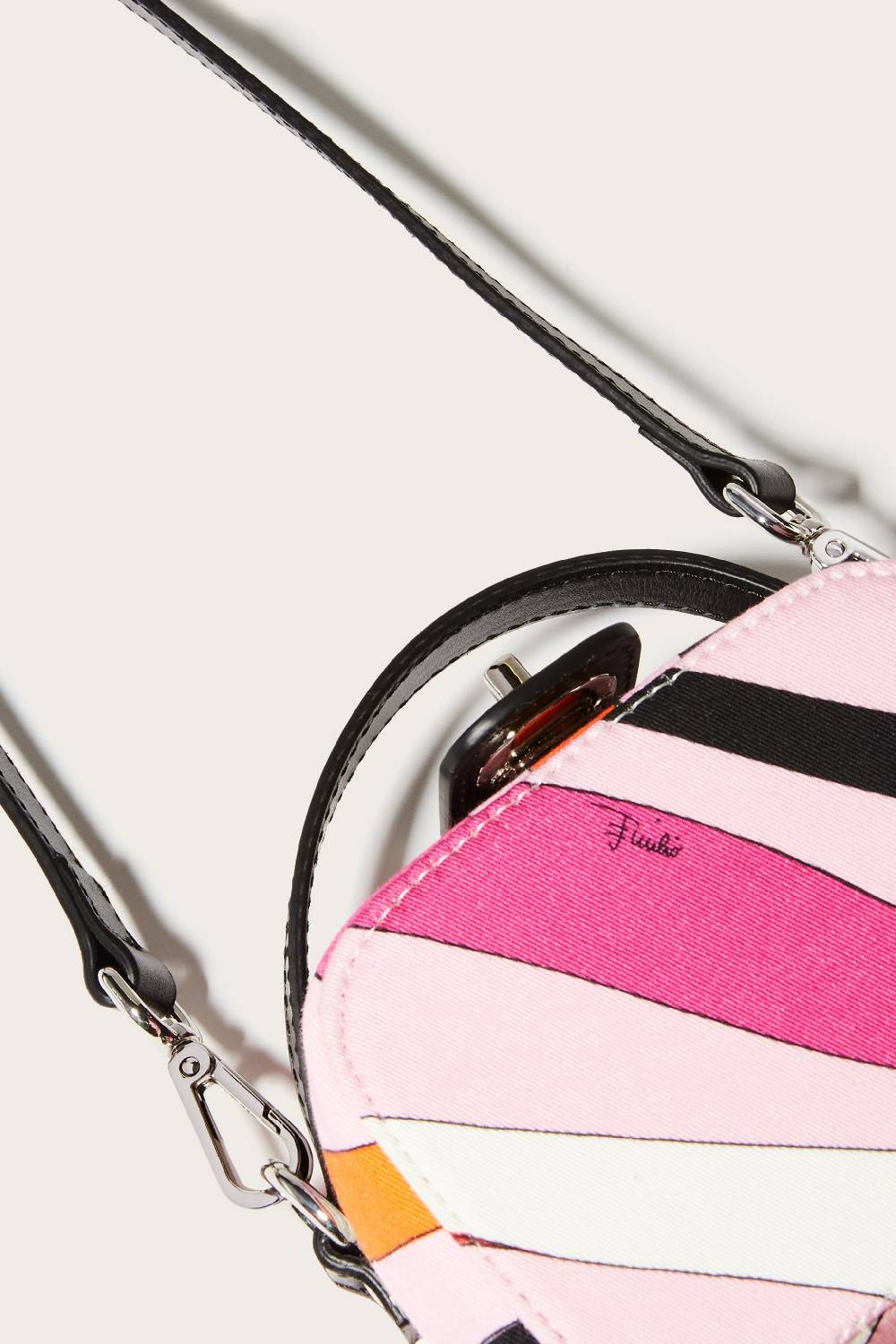 Pucci Borsa A Tracolla Con Stampa Marmo