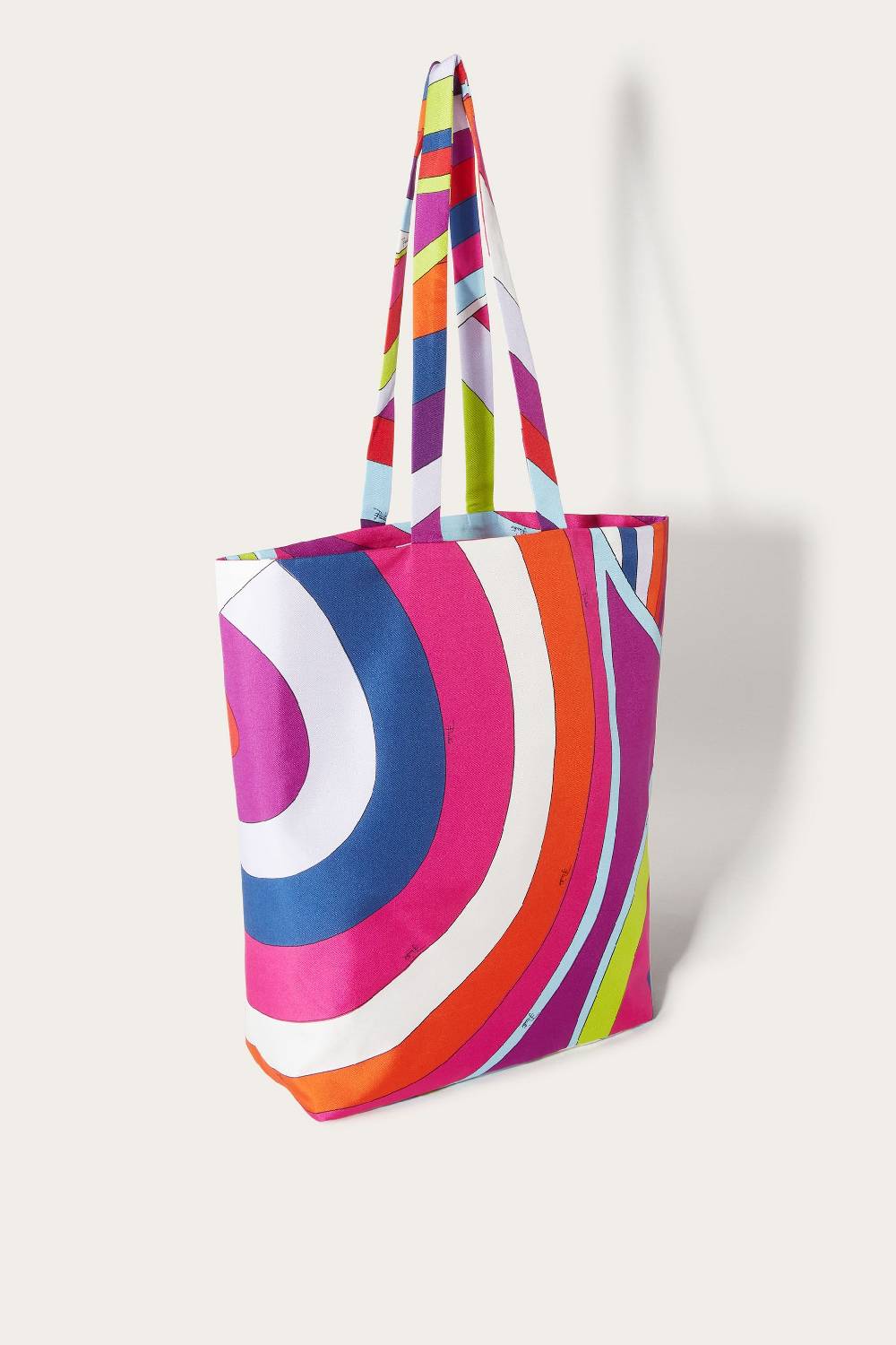 Pucci Borsa Tote In Twill Di Seta Con Stampa Iride