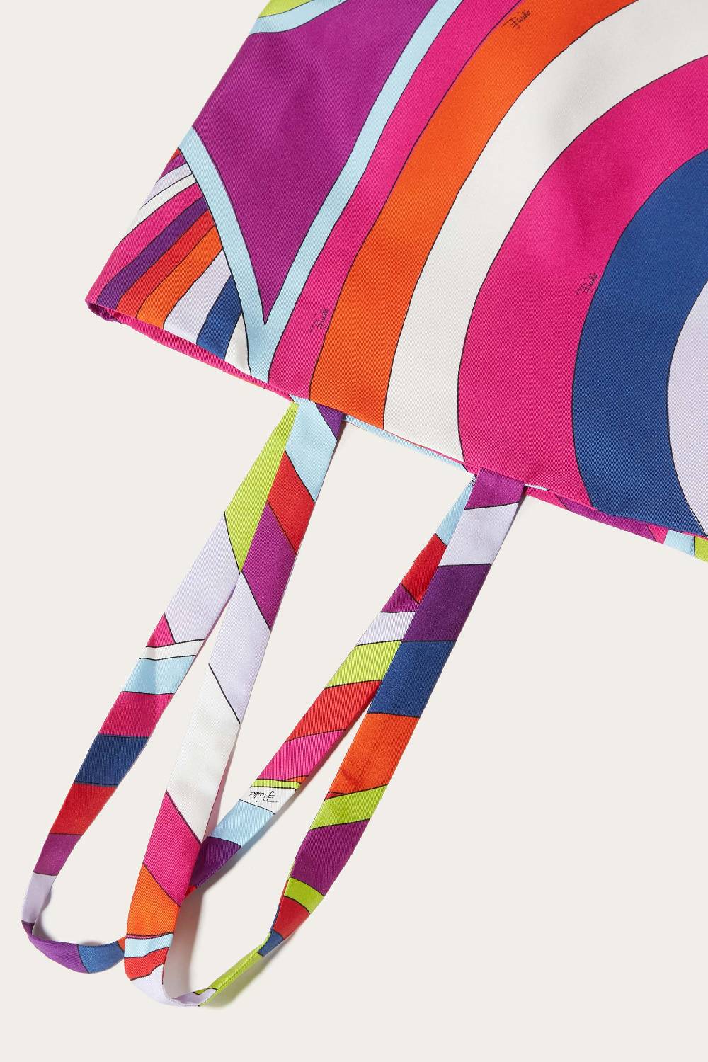 Pucci Borsa Tote In Twill Di Seta Con Stampa Iride