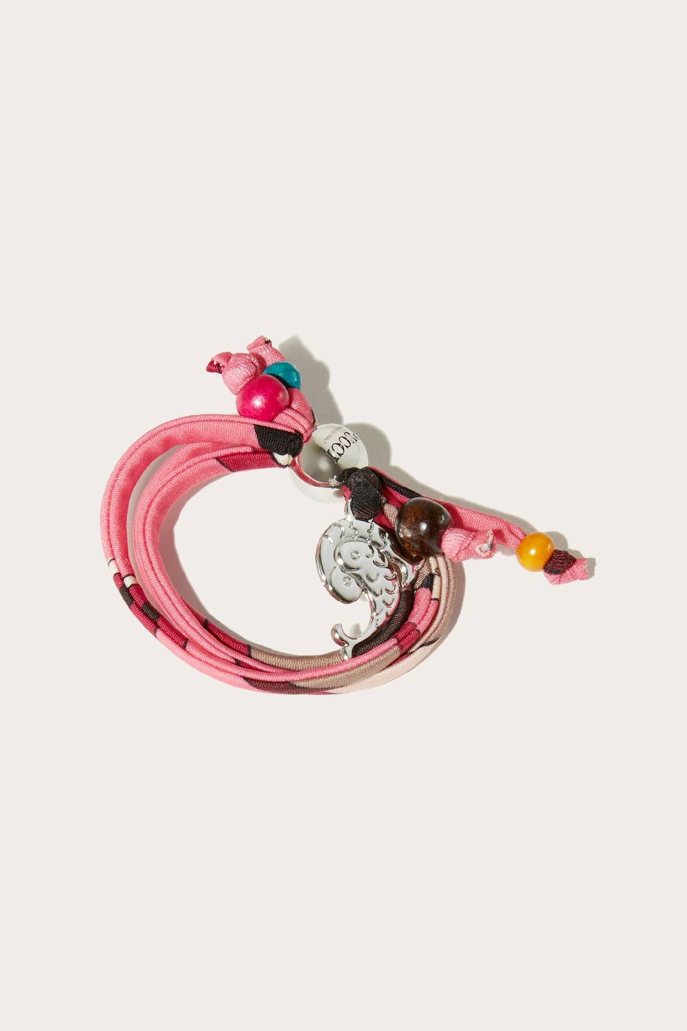 Pucci Bracciale Con Perline E Stampa Fiamme