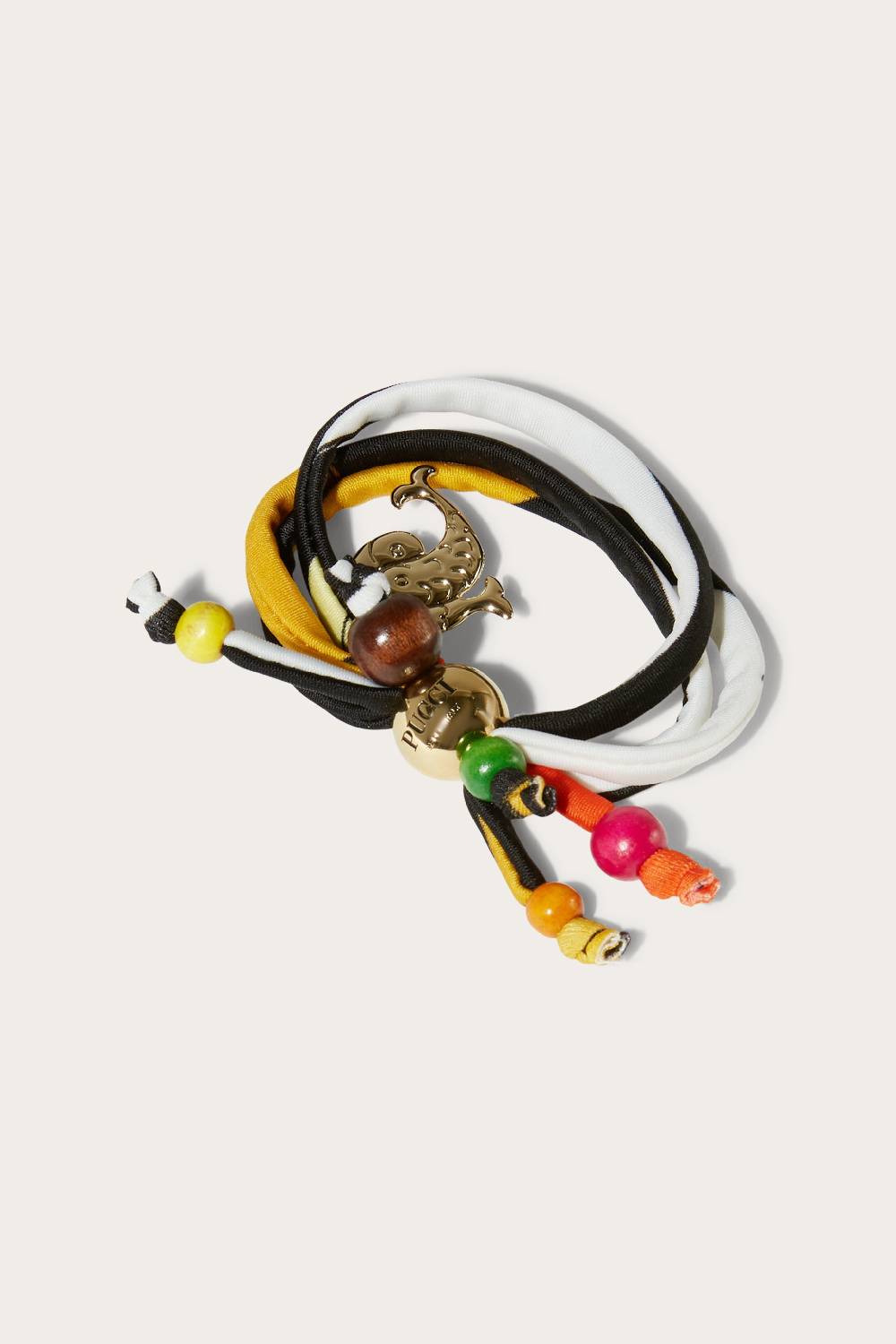 Pucci Bracciale Con Perline E Stampa Marmo