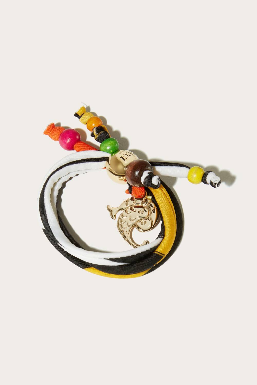 Pucci Bracciale Con Perline E Stampa Marmo